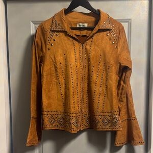 Rockin’ C Brown Studded Jacket